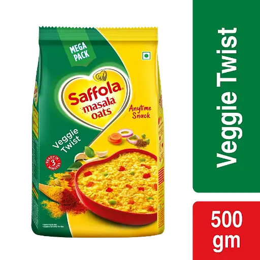 Saffola veggie twist oats 500gm