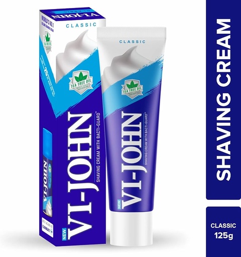 Vi john TEA tree oil shaving cream 125g