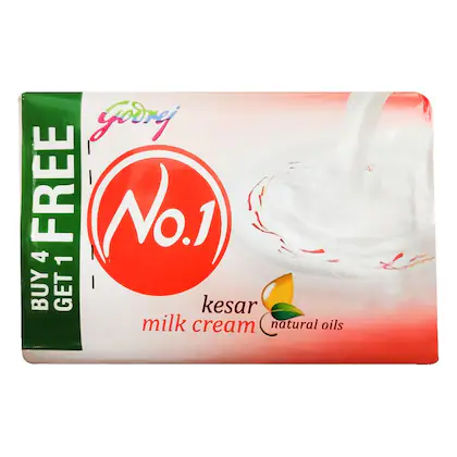 Godrej no 1 milk creme 4+1