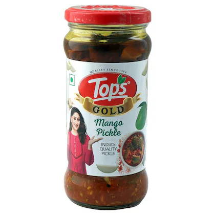 Tops gold mango pickle 375gm