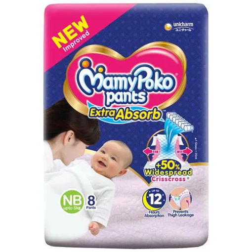 Mamypoko pants NB 8pcs